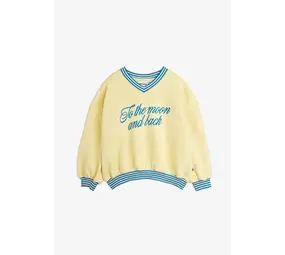 Mini Rodini Mini Rodini | To the moon emb sweatshirt | Yellow