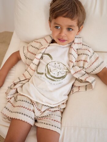 Play Up Play Up | Striped Jersey Shorts | Sew | PA03/3AS11706