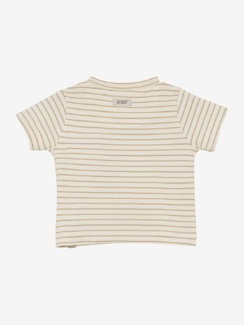 HUTTELiHUT HUTTELiHUT | T-shirt SS YD Stripe | White Pepper