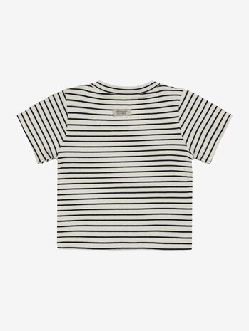 HUTTELiHUT HUTTELiHUT | T-shirt SS YD Stripe | Navy Blazer
