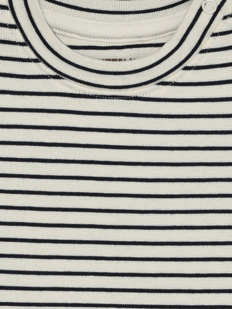 HUTTELiHUT HUTTELiHUT | T-shirt SS YD Stripe | Navy Blazer