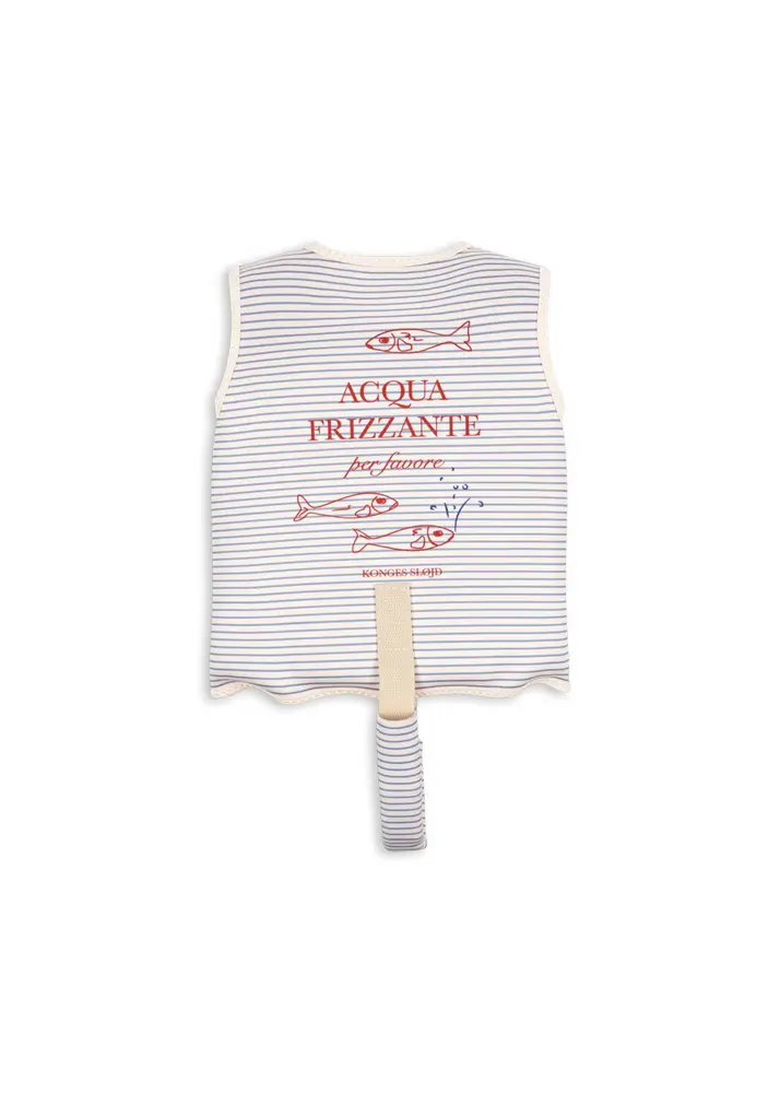 Konges Sløjd Konges Sløjd | Ellis Swim Vest | Stripe Bluie