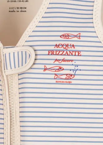 Konges Sløjd Konges Sløjd | Ellis Swim Vest | Stripe Bluie