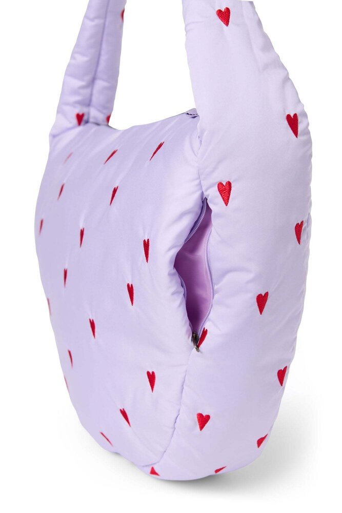 Studio Noos Studio Noos | Purple Hearts Puffy | Cross Body Bag