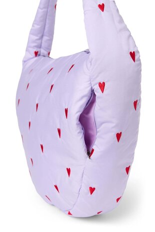 Studio Noos Studio Noos | Purple Hearts Puffy | Cross Body Bag