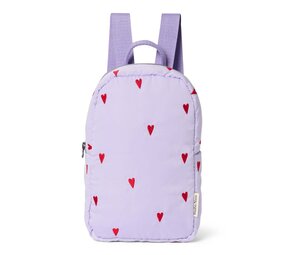 Studio Noos Studio Noos | Purple Hearts Puffy | Mini Backpack