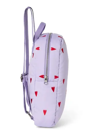 Studio Noos Studio Noos | Purple Hearts Puffy | Mini Backpack