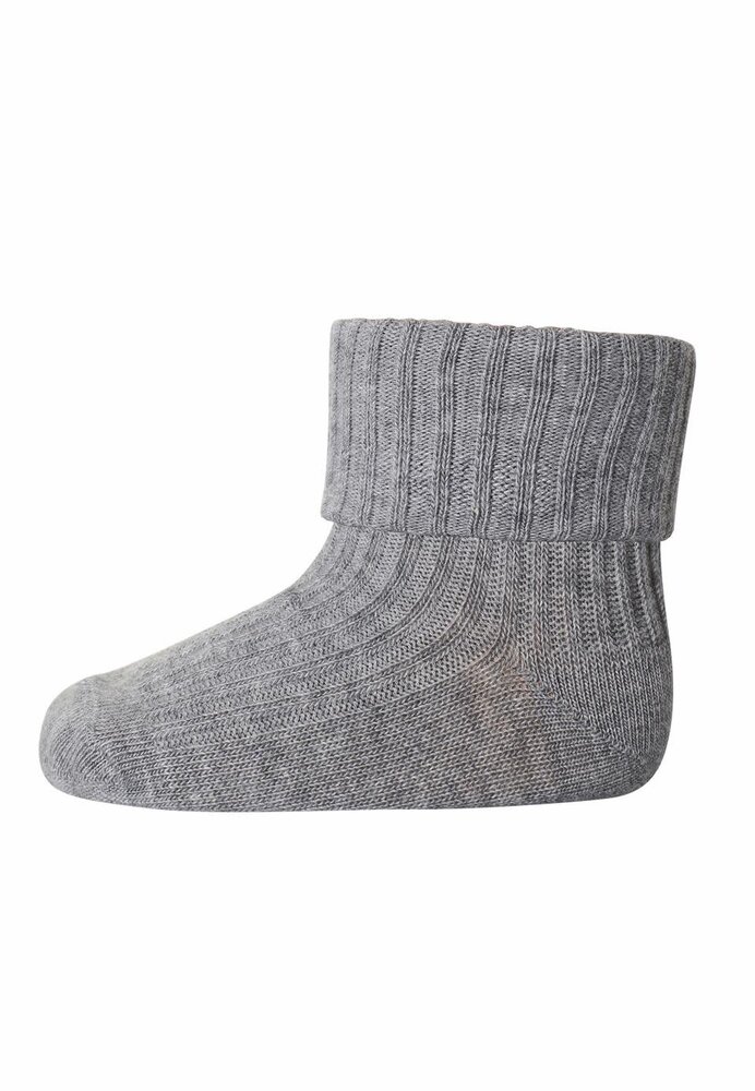 MP Denmark MP Denmark | Cotton rib baby socks | Grey Melange