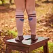 MP Denmark MP Denmark | Elga glitter knee socks | Silver Pink