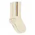Melton | Vertical stripes socks | Light Beige Melange