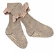 MP Denmark Go Baby Go | Non-Slip - viscose-bamboo lace | Light Brown Melange