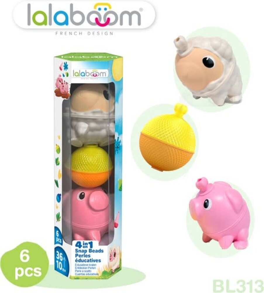 Lalaboom | Set dieren Schaap & Varken (6st)