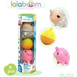 Lalaboom | Set dieren Schaap & Varken (6st)