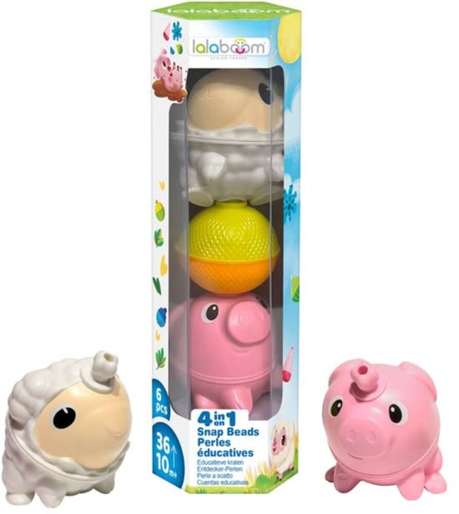 Lalaboom | Set dieren Schaap & Varken (6st)