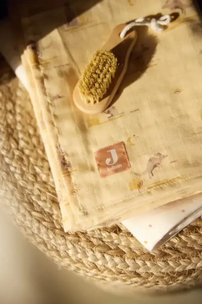 Jollein Jollein | Hydrofiel Washandje 15x20cm | Kangaroots | 3 Stuks