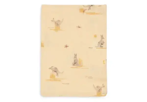 Jollein Jollein | Hydrofiel Washandje 15x20cm | Kangaroots | 3 Stuks