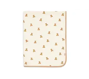 Jollein Jollein | Deken Wieg 75x100 cm | Little Waffle | Mini Teddy Bear