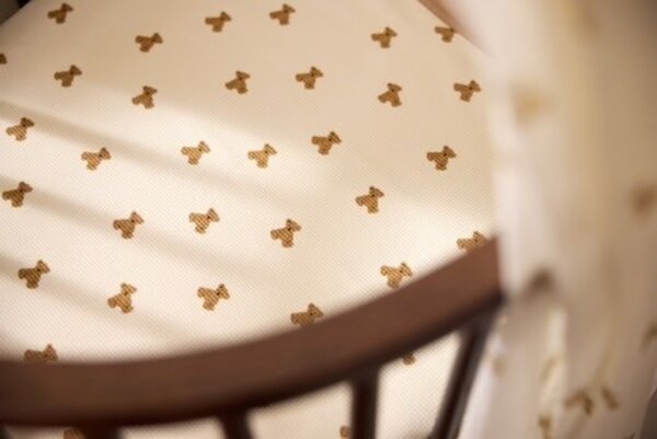 Jollein Jollein | Deken Wieg 75x100 cm | Little Waffle | Mini Teddy Bear