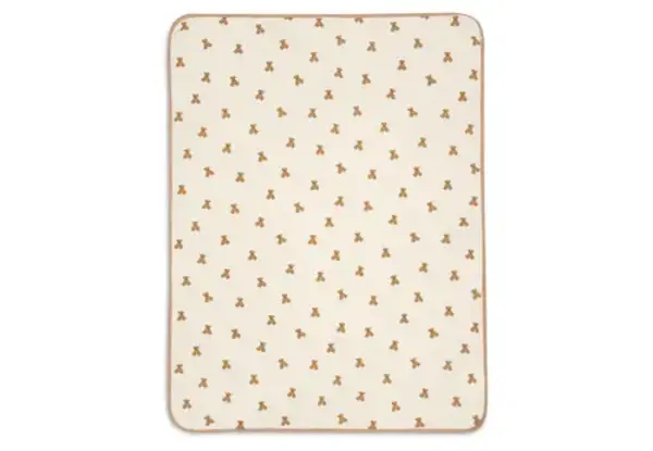 Jollein Jollein | Deken Wieg 75x100 cm | Little Waffle | Mini Teddy Bear