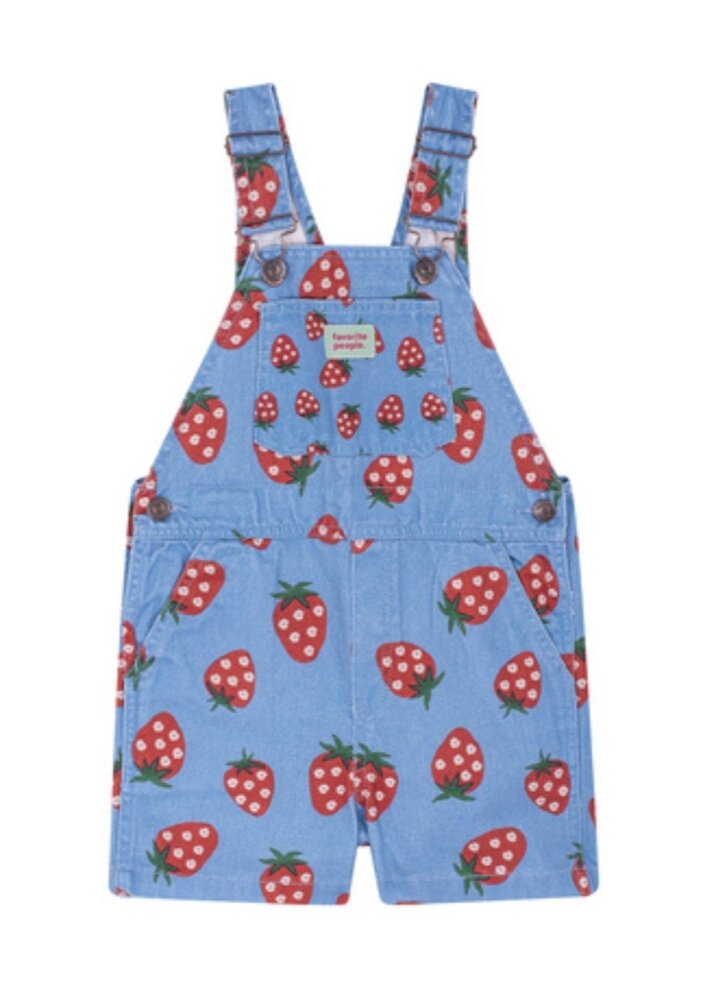 Favorite People Favorite People | Puglia Shorts Overalls Kids