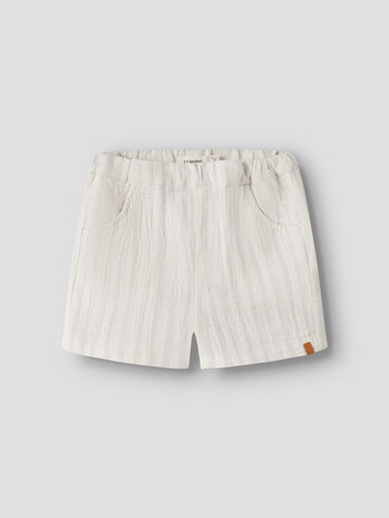 Lil ' Atelier Lil ' Atelier | NMMHAGI LOOSE SHORTS LIL | Coconut Milk DUSTY BLUE