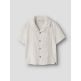 Lil ' Atelier Lil ' Atelier | NMMHAGI SS LOOSE SHIRT LIL | Coconut Milk DUSTY BLUE
