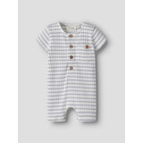 Lil ' Atelier Lil ' Atelier | NBMHALDUR SS LOOSE SHORT SUIT LIL | Coconut Milk DUSTY BLUE