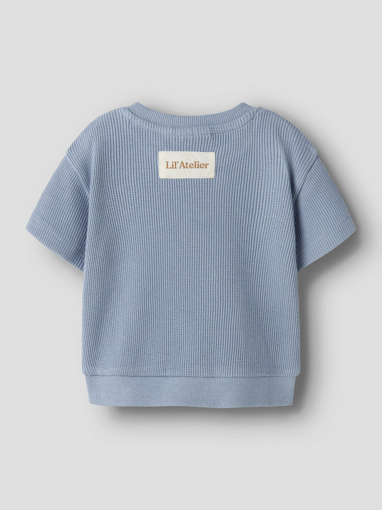 Lil ' Atelier Lil ' Atelier | NBMHARUN SS LOOSE SWEAT LIL | Dusty Blue