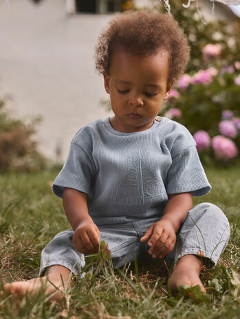 Lil ' Atelier Lil ' Atelier | NBMHARUN SS LOOSE SWEAT LIL | Dusty Blue