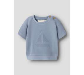 Lil ' Atelier Lil ' Atelier | NBMHARUN SS LOOSE SWEAT LIL | Dusty Blue