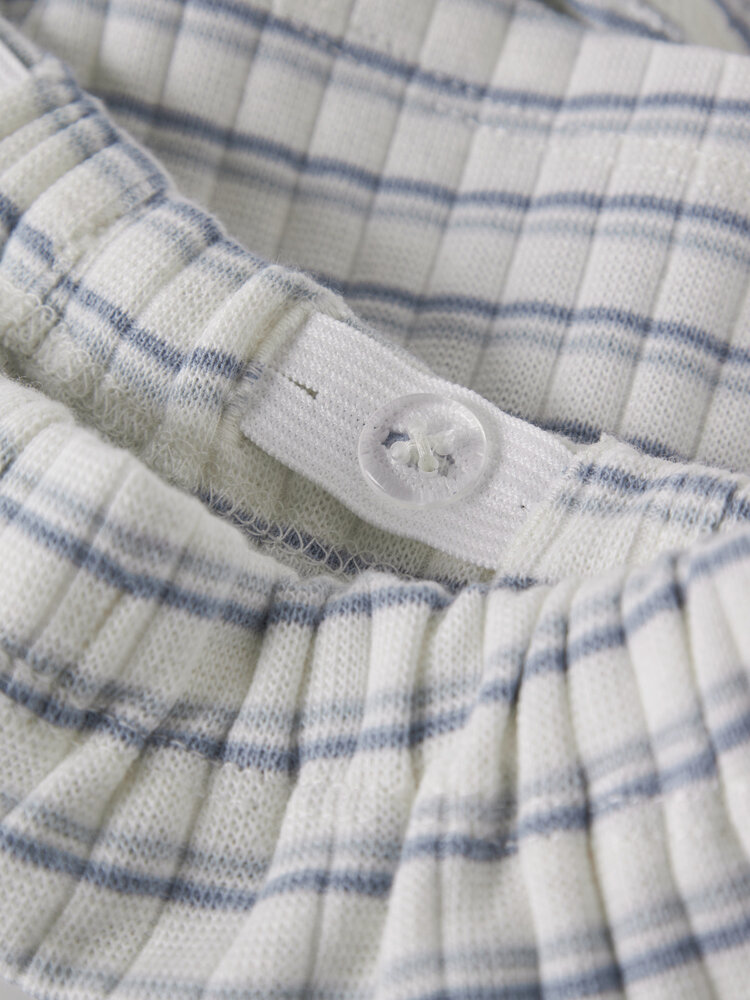 Lil ' Atelier Lil ' Atelier | NBMHALDUR LOOSE SHORTS LIL | Coconut Milk DUSTY BLUE