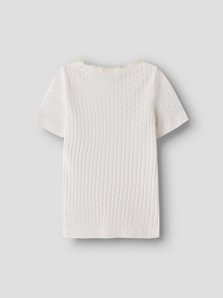 Lil ' Atelier Lil ' Atelier | NMFHALDIS SS SLIM TOP LIL | Coconut Milk