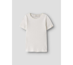 Lil ' Atelier Lil ' Atelier | NMFHALDIS SS SLIM TOP LIL | Coconut Milk