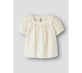 Lil ' Atelier Lil ' Atelier | NMFHOSA SS LOOSE SHIRT LIL | Coconut Milk