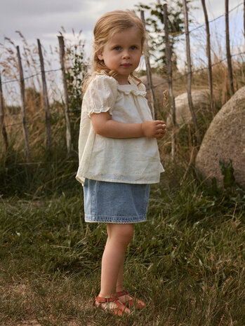 Lil ' Atelier Lil ' Atelier | NMFHOSA SS LOOSE SHIRT LIL | Coconut Milk