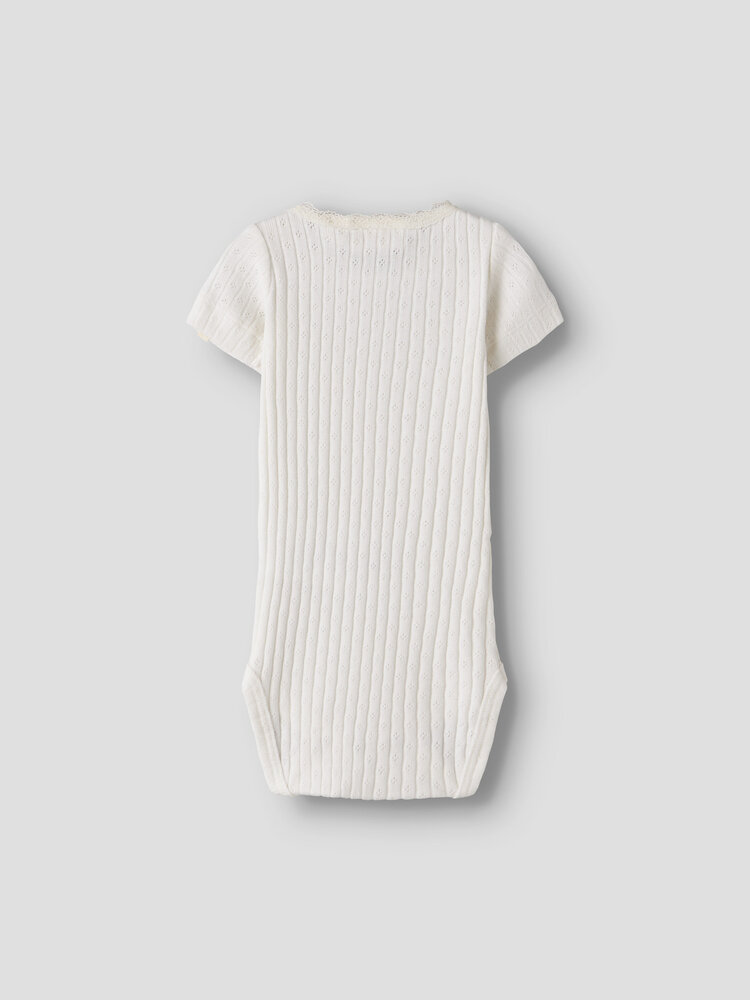 Lil ' Atelier Lil ' Atelier | NBFHALDIS SS SLIM BODY LIL | Coconut Milk