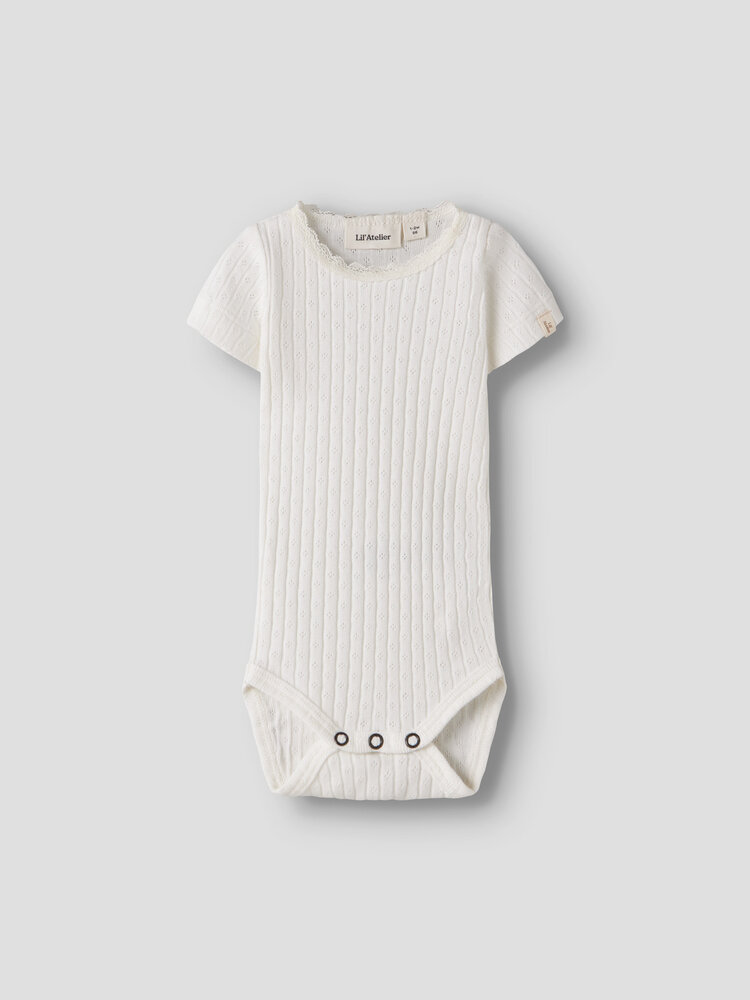 Lil ' Atelier Lil ' Atelier | NBFHALDIS SS SLIM BODY LIL | Coconut Milk