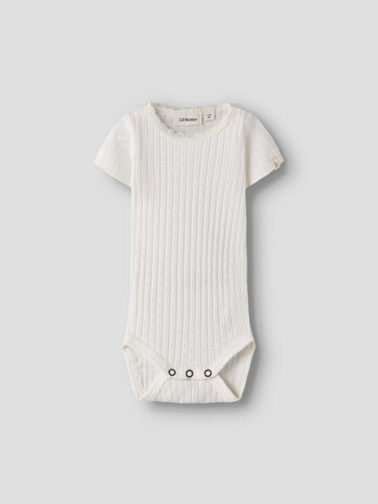 Lil ' Atelier Lil ' Atelier | NBFHALDIS SS SLIM BODY LIL | Coconut Milk