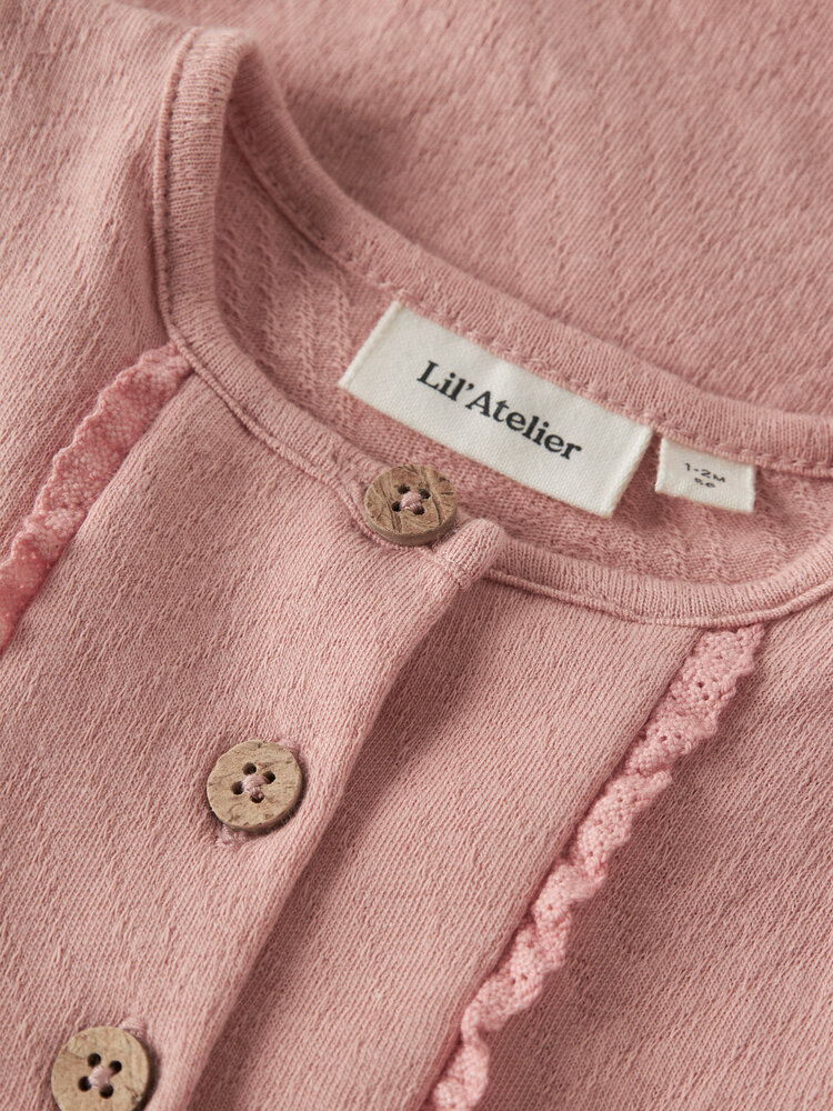Lil ' Atelier Lil ' Atelier | NBFHALINA SS BODY LIL | Rose Tan