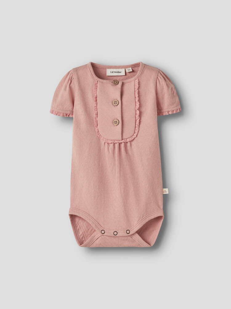 Lil ' Atelier Lil ' Atelier | NBFHALINA SS BODY LIL | Rose Tan