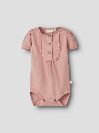 Lil ' Atelier Lil ' Atelier | NBFHALINA SS BODY LIL | Rose Tan