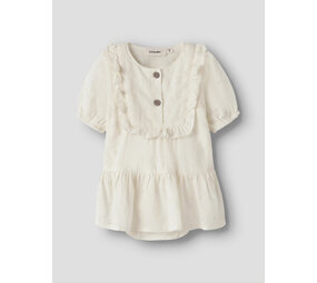 Lil ' Atelier Lil ' Atelier | NBFHOSA SS LOOSE BODY DRESS LIL | Coconut Milk