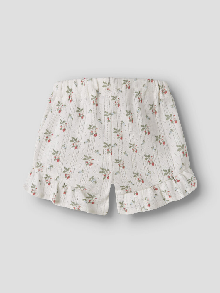 Lil ' Atelier Lil ' Atelier | NBFRACHELLO LOOSE SHORTS LIL | Coconut Milk STRAWBERRY