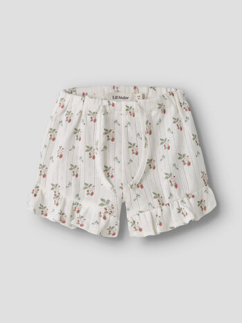 Lil ' Atelier Lil ' Atelier | NBFRACHELLO LOOSE SHORTS LIL | Coconut Milk STRAWBERRY