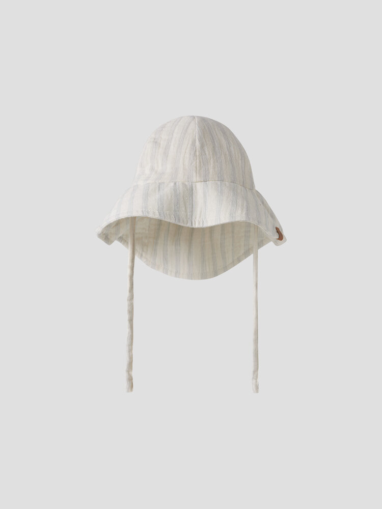 Lil ' Atelier Lil ' Atelier | NBMHAGI SUN HAT LIL | Coconut Milk DUSTY BLUE