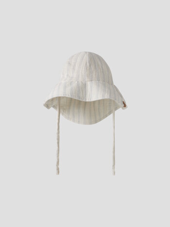 Lil ' Atelier Lil ' Atelier | NBMHAGI SUN HAT LIL | Coconut Milk DUSTY BLUE