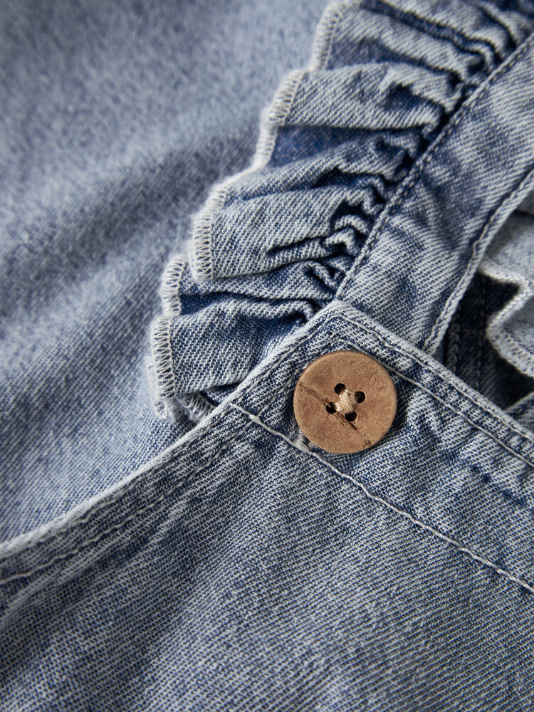 Lil ' Atelier Lil ' Atelier | NBFFUNDA LOOSE DNM SHORTALL 5552-FD LIL | Medium Blue Denim