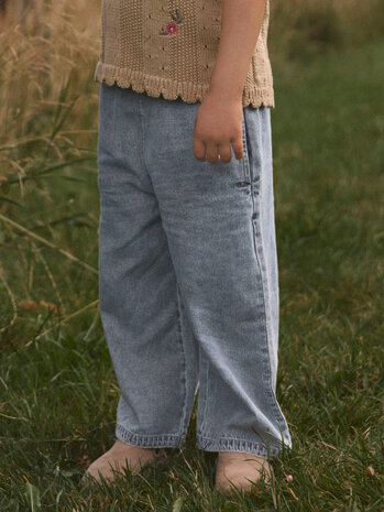 Lil ' Atelier Lil ' Atelier | NMFFUNDA WIDE CROPPED JEANS 5552-FD LIL | Medium Blue Denim