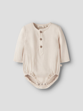 Lil ' Atelier Lil ' Atelier | NBMFREDDIE LS LOOSE BODY SHIRT LIL | Coconut Milk