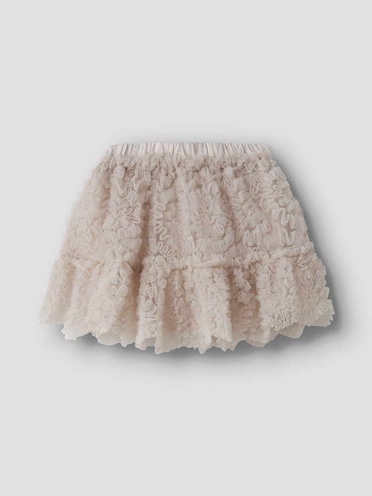 Lil ' Atelier Lil ' Atelier | NMFFAUNA TULLE SKIRT LIL | Pumice Stone